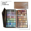 CC30334 96c eyeshadow palette private label eyeshadow palette with leather material packing